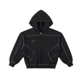 Fastera Contrast Stitch Zip Hoodie