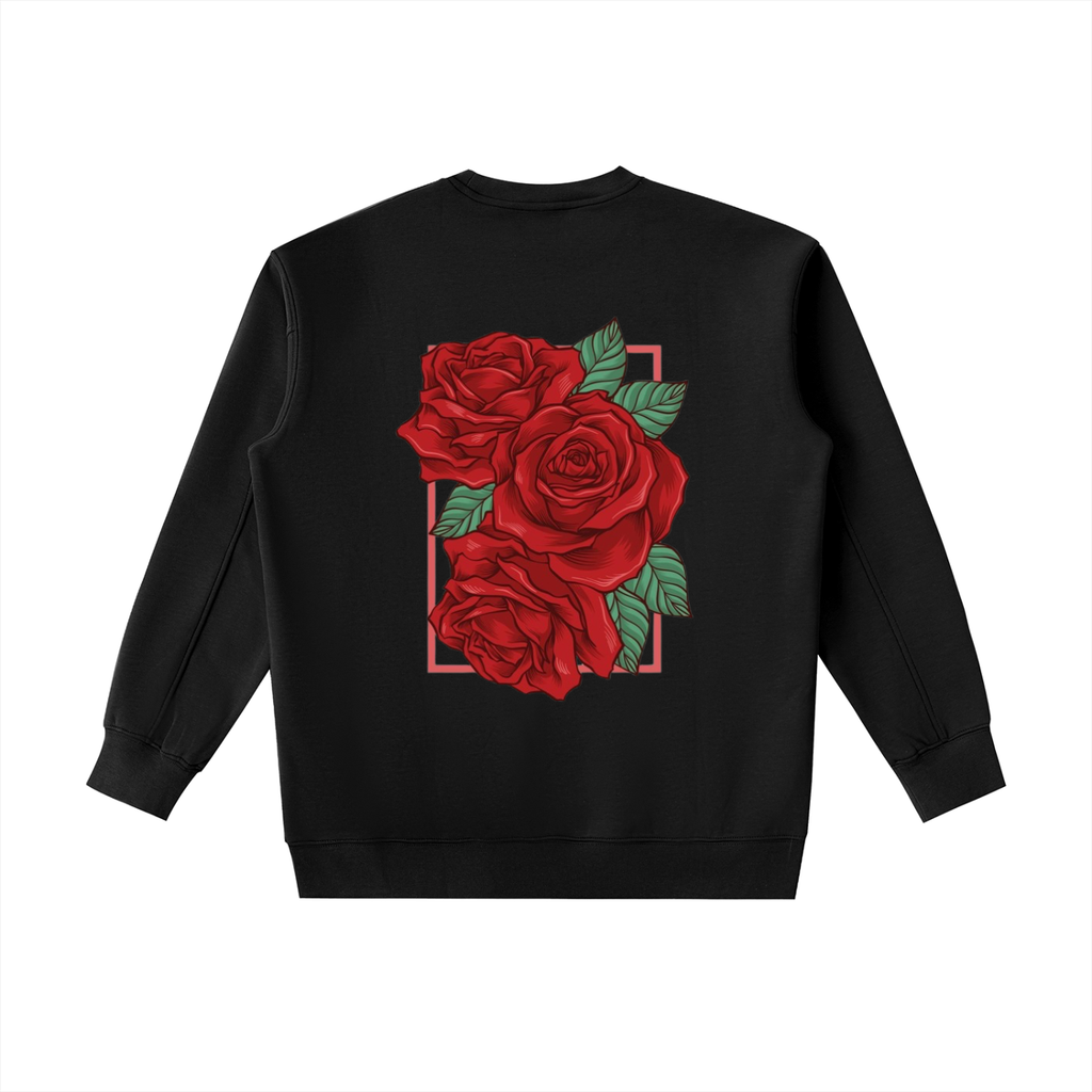 Fastera Rose Frame Crewneck Sweatshirt