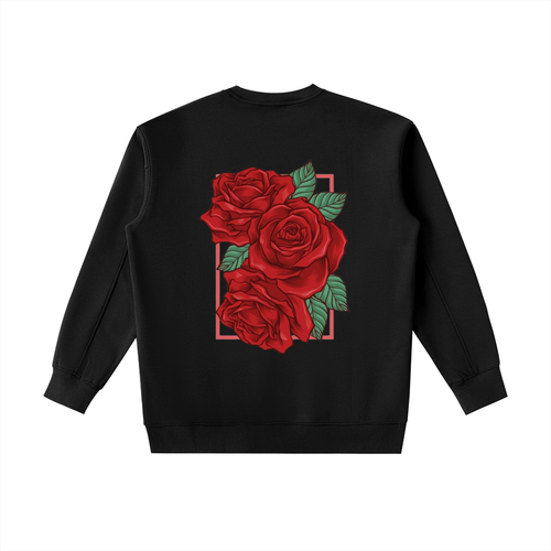 Fastera Rose Frame Crewneck Sweatshirt
